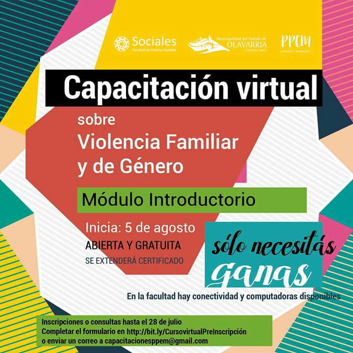 Capacitación virtual sobre Violencia Familiar y de Género ...