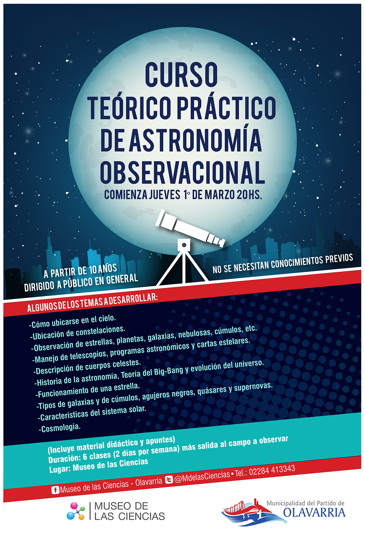Comienza el Curso de Astronomía Observacional | Municipalidad del ...