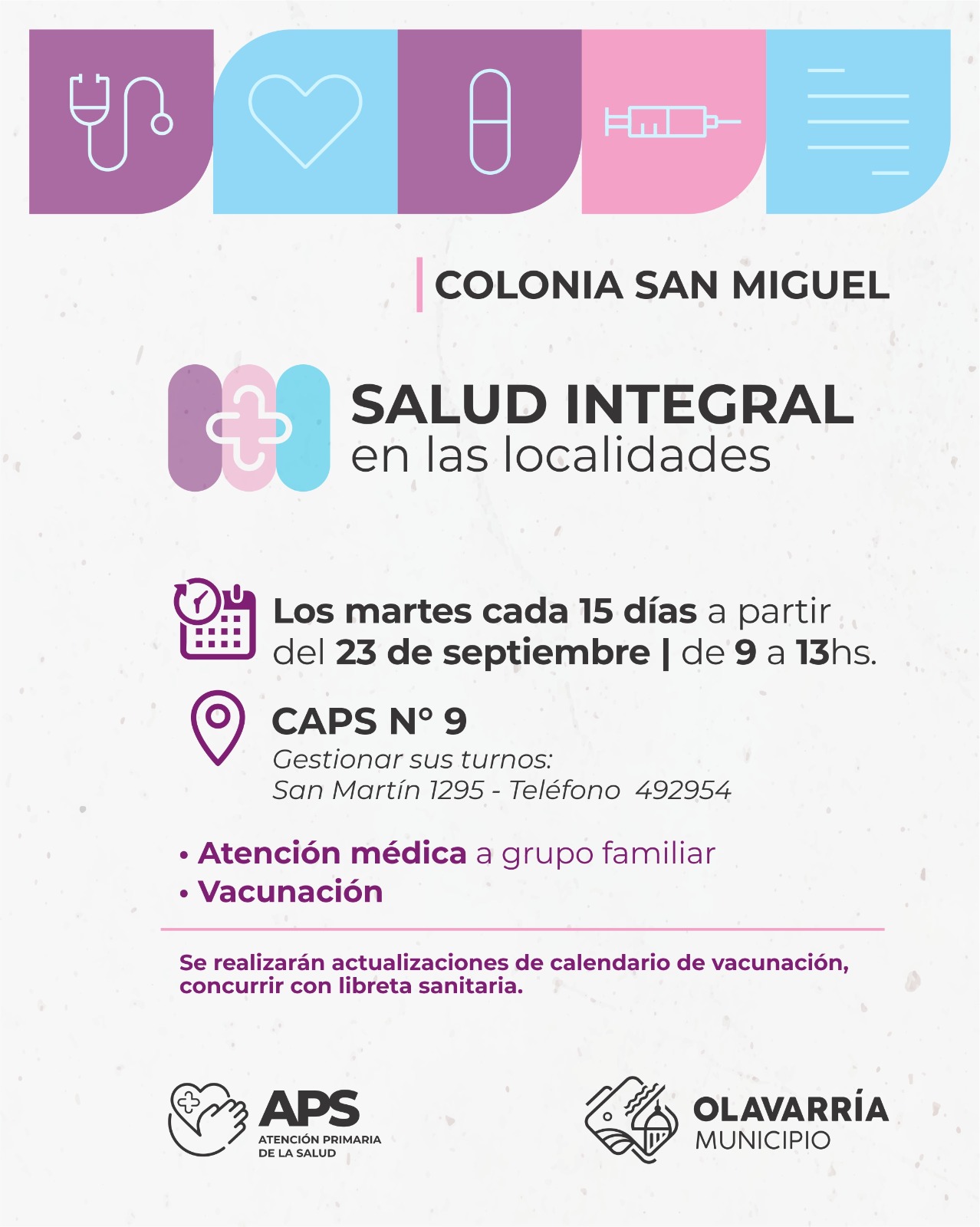 El Municipio continúa con la campaña de salud integral en las ...